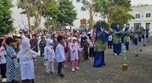Semarak Milad ke-29 IGABA, 400 Murid PAUD Aisyiyah Probolinggo Meriahkan Senam Massal