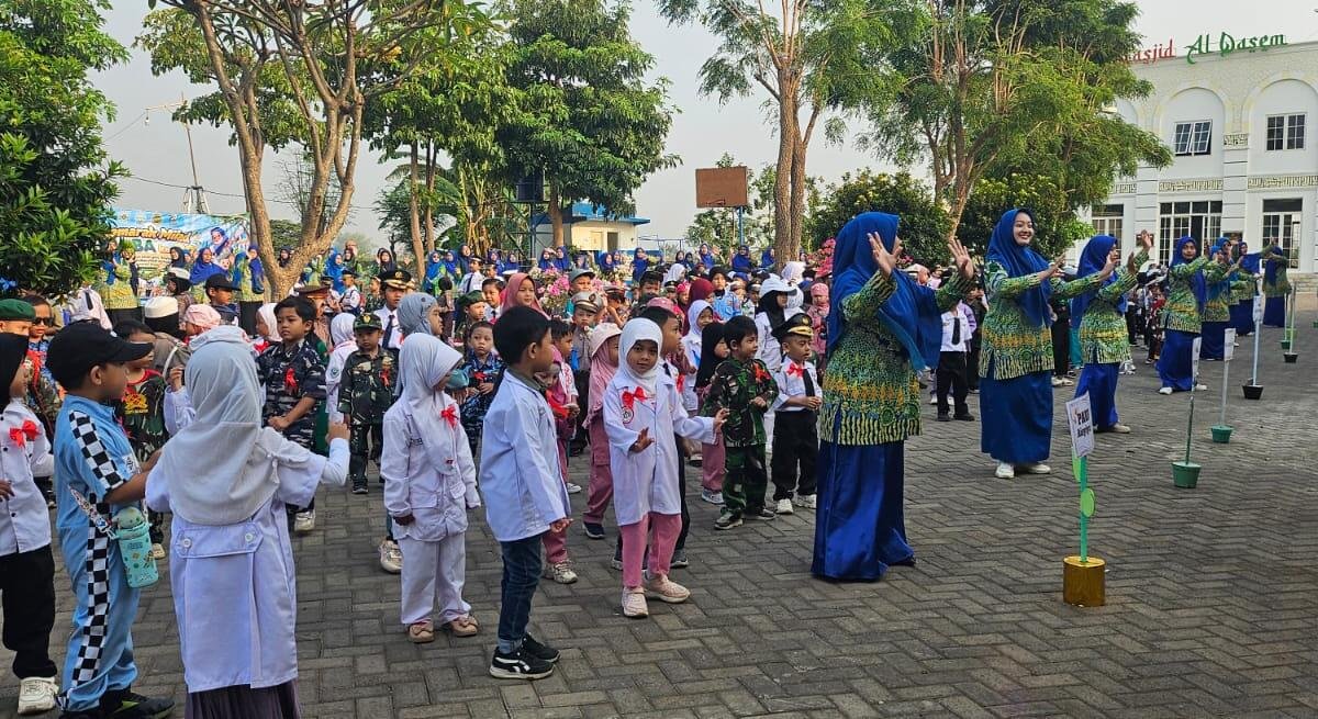 Semarak Milad ke-29 IGABA, 400 Murid PAUD Aisyiyah Probolinggo Meriahkan Senam Massal