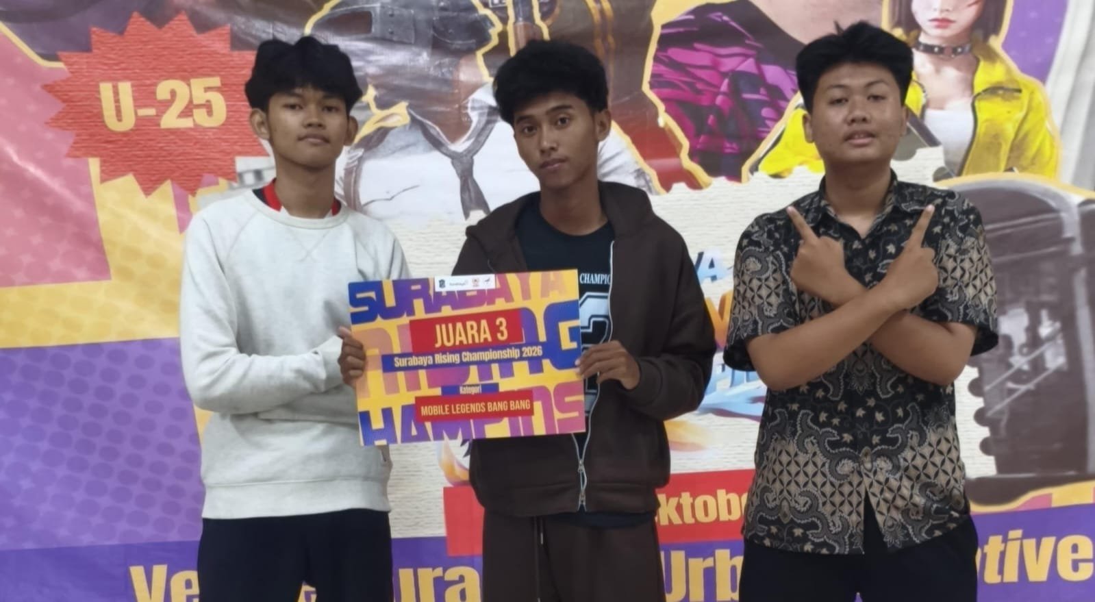 Tim E-Sport SMK Mudisa Raih Juara 3 Mobile Legends Surabaya Rising Champion Porprov 2027