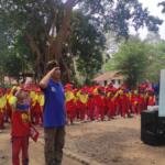 Siswa Sekolah Kreatif Belajar Kepahlawanan di Tempat Outbound