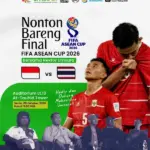 Umsura Nobar Final Indonesia vs Thailand, Dukung Rizky Ridho Bawa Garuda Juara