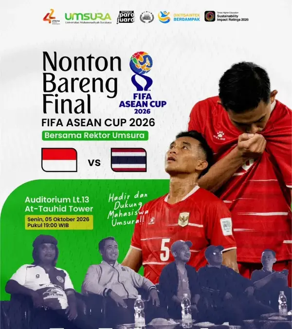Umsura Nobar Final Indonesia vs Thailand, Dukung Rizky Ridho Bawa Garuda Juara