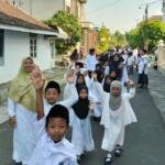 Meriahkan Hari Santri Nasional, Drumband Bahana Melati MIM 1 Godog Iringi Pawai Ta’aruf Bersama PAUD dan TK ‘Aisyiyah