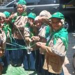 Abaikan Panas Terik, Pandu Athfal SD Musix Antusias Ikuti Lomba Persari
