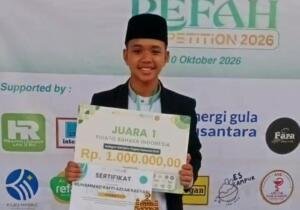 Harumkan Nama Spemutu, Raffi Raih Juara 1 Pidato Bahasa Indonesia Tingkat Nasional