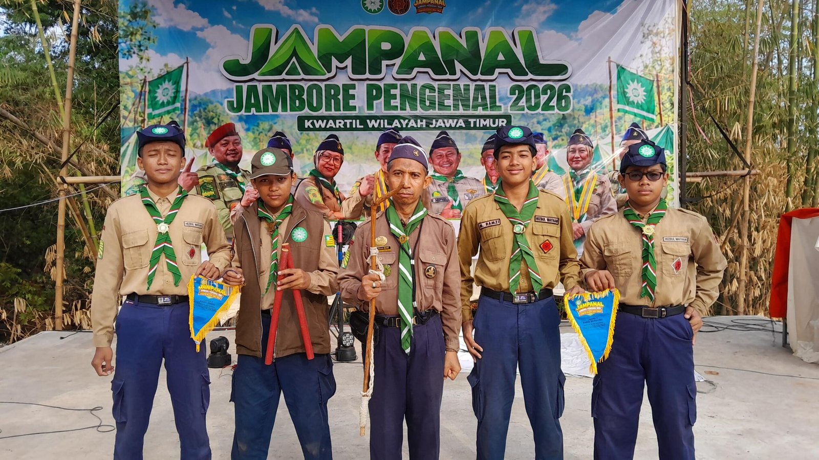 Qobilah HW MTs Muga Sumberrejo Borong Tiga Piala di Jampanal 2026 Jawa Timur