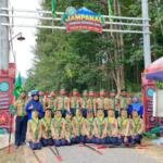 Dua Regu MTs Muhammadiyah 2 Jenangan Ikuti Jampanal HW di Pasuruan