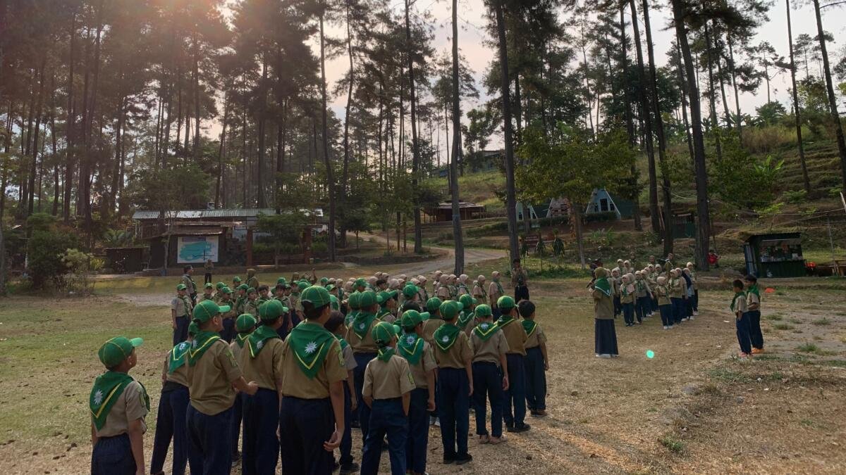 Lima Pesan Kepala SD Ikrom Wage untuk Peserta Hizbul Wathan Camp