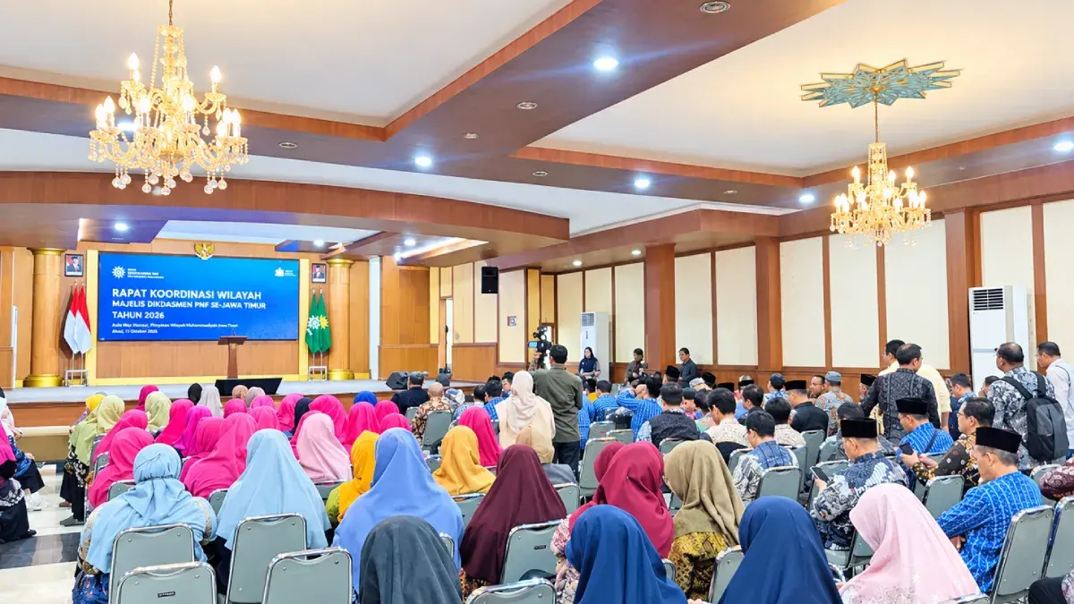 Majelis Dikdasmen PNF PWM Jatim Instruksikan Sekolah Bersih dan Tegaskan Hak Pensiun GTK
