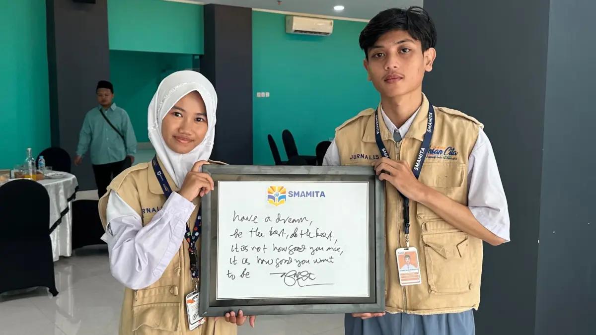 Menembus Protokoler, Siswa Jurnalistik Smamita Berburu Berita Abdul Mu’ti