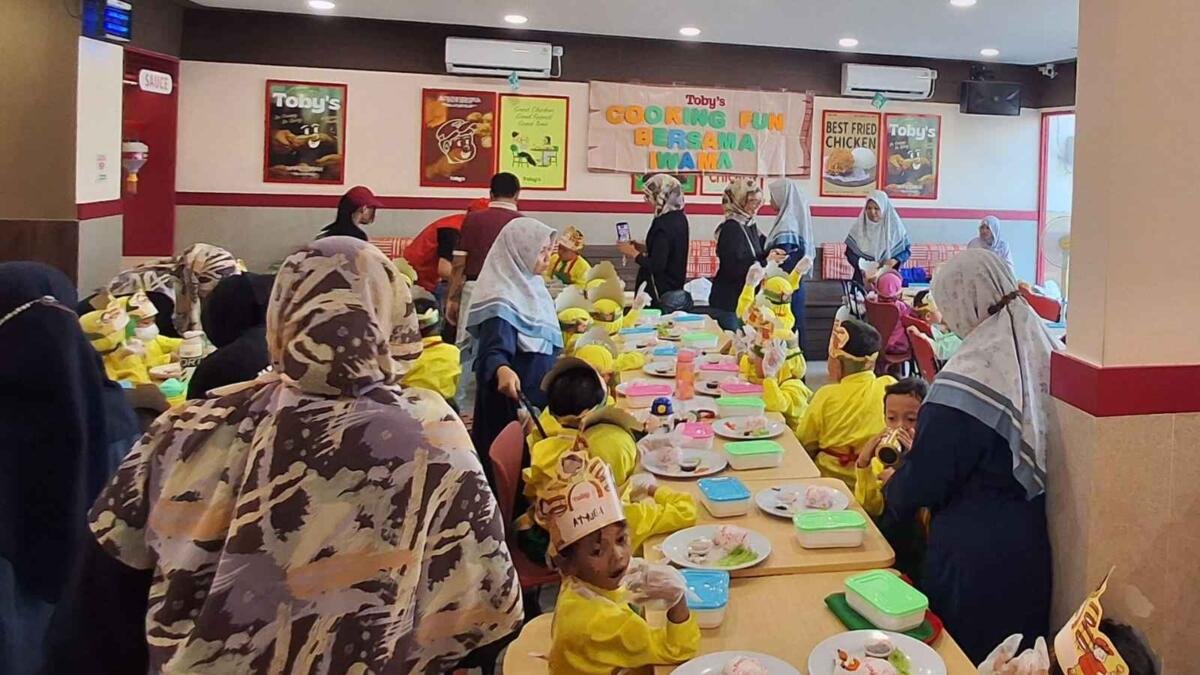Menilik Serunya Fun Cooking Iwama dan TPA KB TK ABA Bebekan