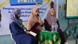 Menyimak Bimtek Penginputan Data PBS dan Program Pembelajaran Pendidikan Inklusi SD Muhammadiyah 1 Menganti