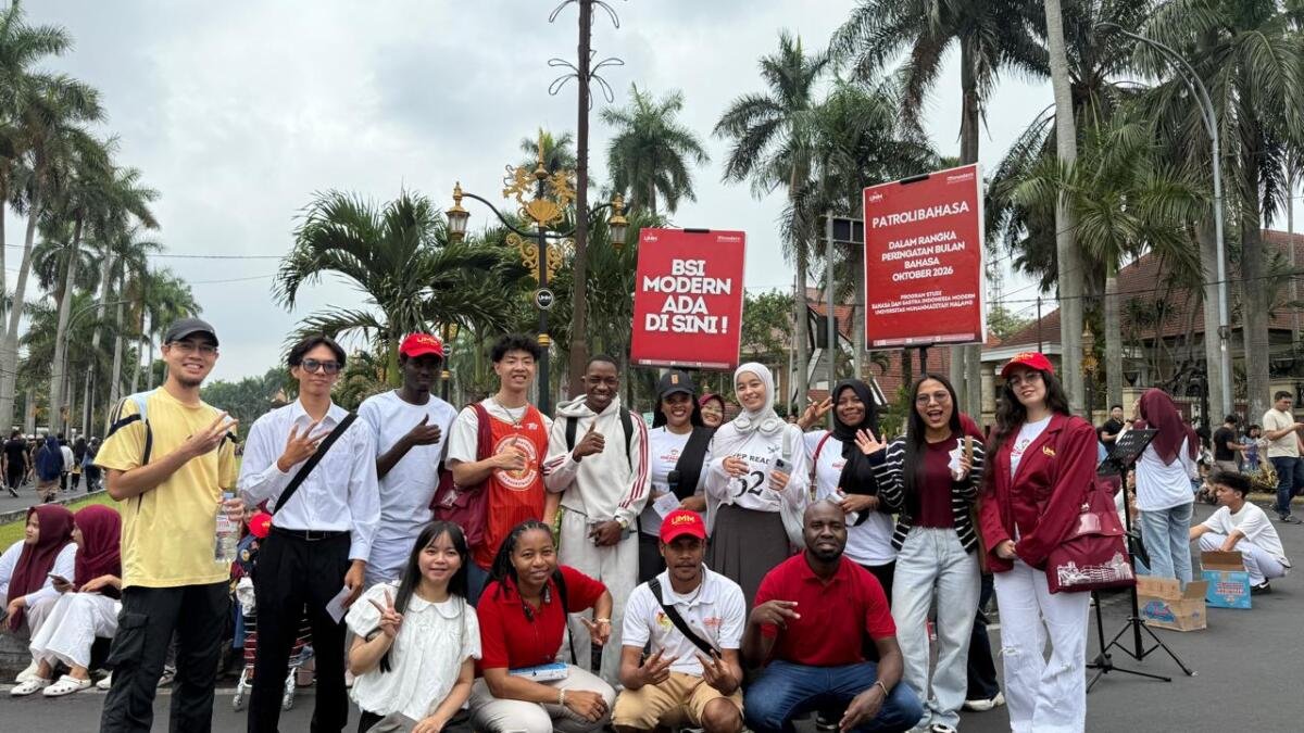 Patroli Bahasa BSI Modern UMM Temukan 80 Kesalahan Ejaan di Ruang Publik
