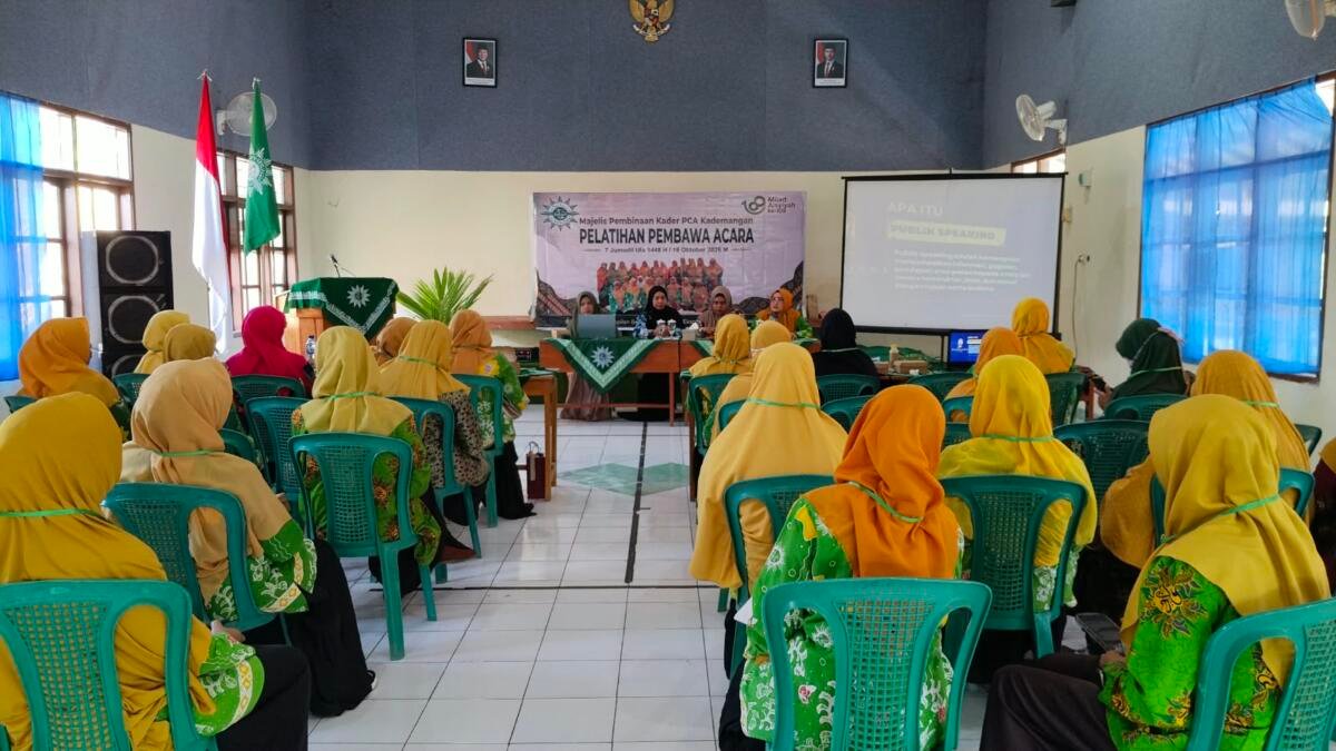PCA Kademangan Probolinggo Gelar Pelatihan MC, Bekali Kader Keterampilan Membawa Acara