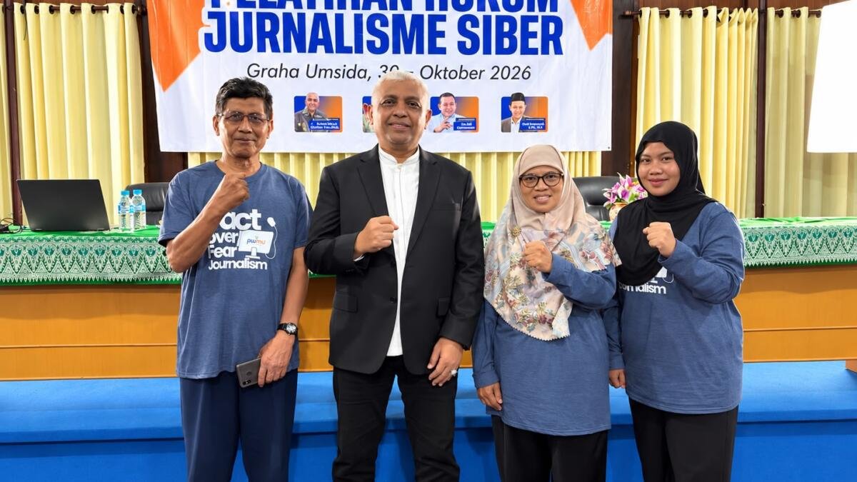 Pelatihan Hukum Jurnalisme Siber 2026 di Trawas, Tiga Jurnalis Probolinggo Ikut Tingkatkan Kompetensi
