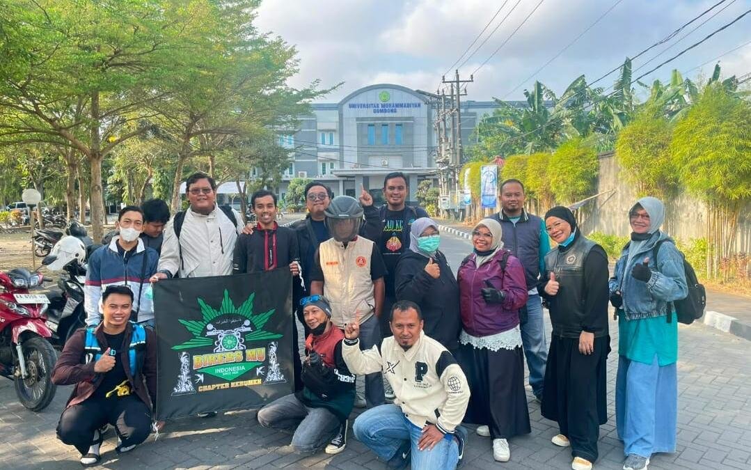 Pemuda Muhammadiyah dan BikersMu Kebumen Gelar Motoran dan Ngaji Bareng di Baturraden