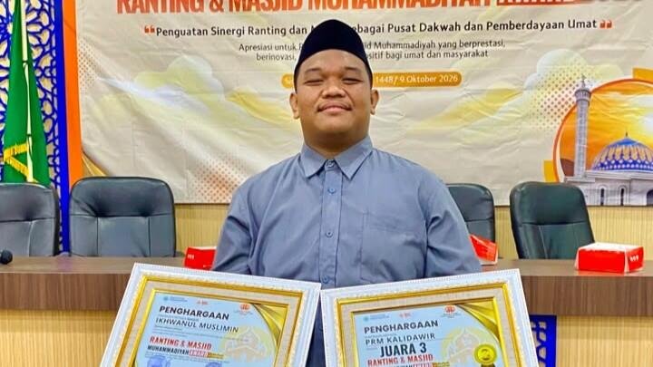 PRM Kalidawir Raih Dua Penghargaan di Ranting dan Masjid Muhammadiyah Award 2026