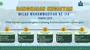PRM Kandangsemangkon Siapkan Lima Kegiatan Milad Ke-114 Muhammadiyah