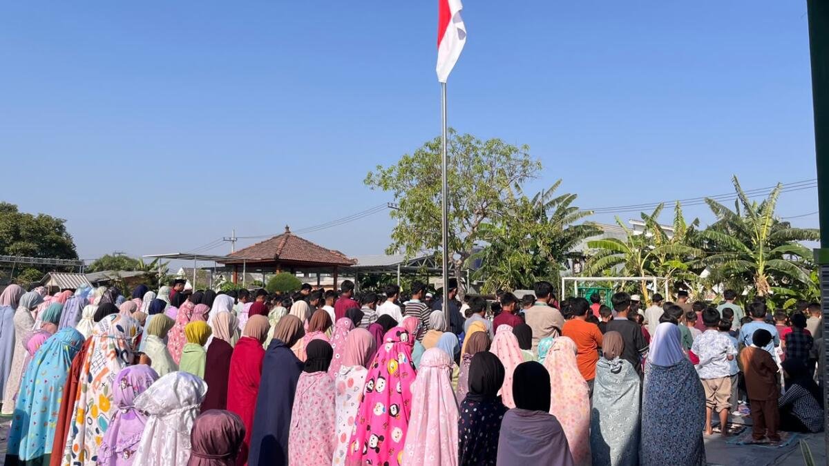 SD Almadany Gelar Salat Istisqa, Ikhtiar Memohon Turun Hujan
