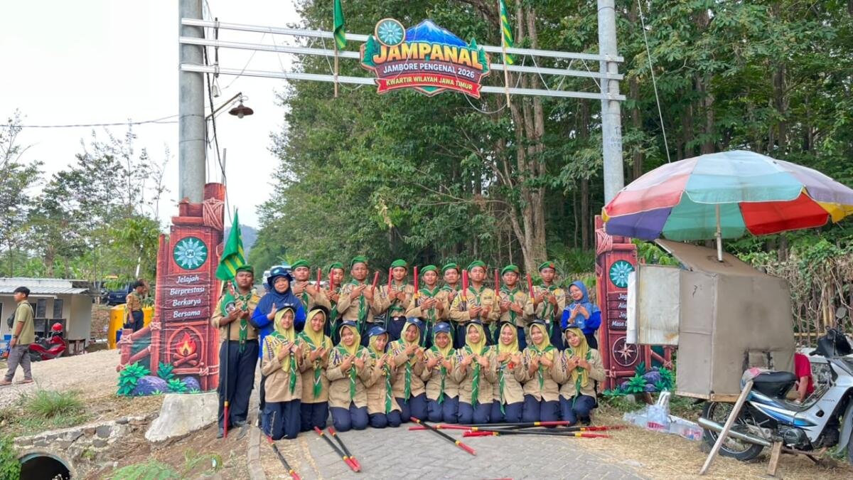 Semangat Membara, MTs Muda Jenangan Ikuti Jampanal HW Jatim 2026