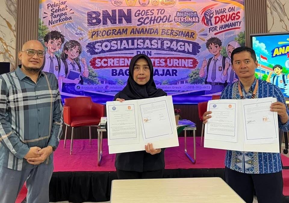 Spemdalas dan BNNK Gresik Sepakati Pemeriksaan Urine hingga Integrasi Kurikulum Anti-Narkoba