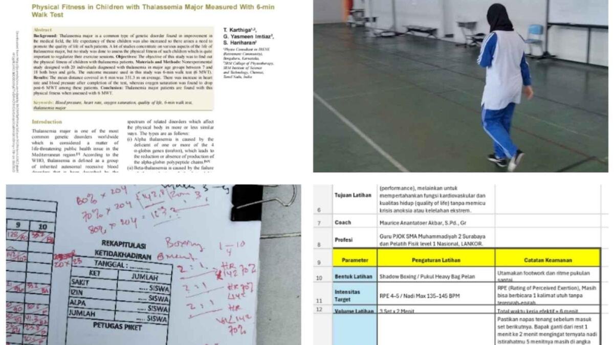 Terapkan Sports Science Inklusif, Guru Smamda Modifikasi Latihan Physical Education untuk Siswa Thalassemia