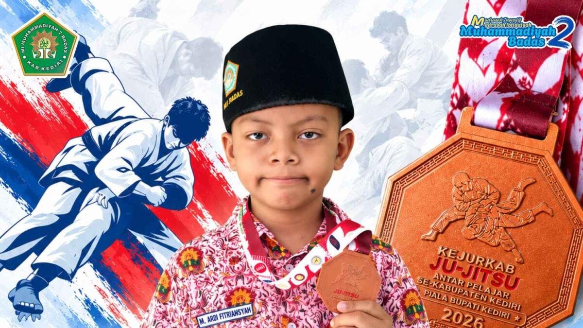 Ukir Prestasi di Arena Jiu-Jitsu, Murid Mimda Raih Juara 3 Piala Bupati Kediri 2026