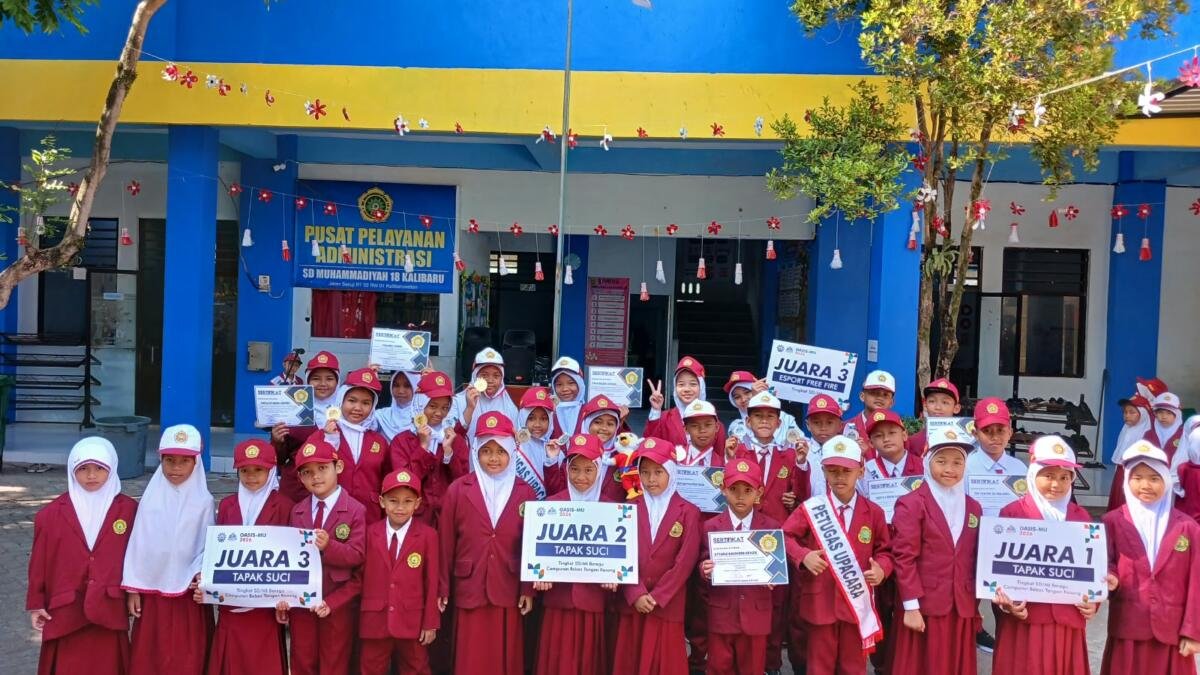Ukir Prestasi di OASISMU 2026, SD Muhammadiyah 18 Kalibaru Raih 19 Medali